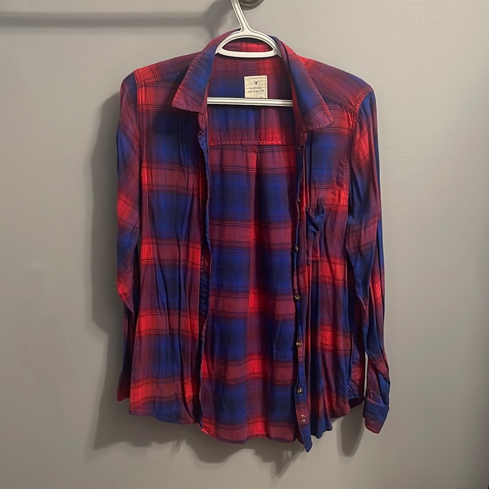 American Eagle Vintage Boyfriend Flannel